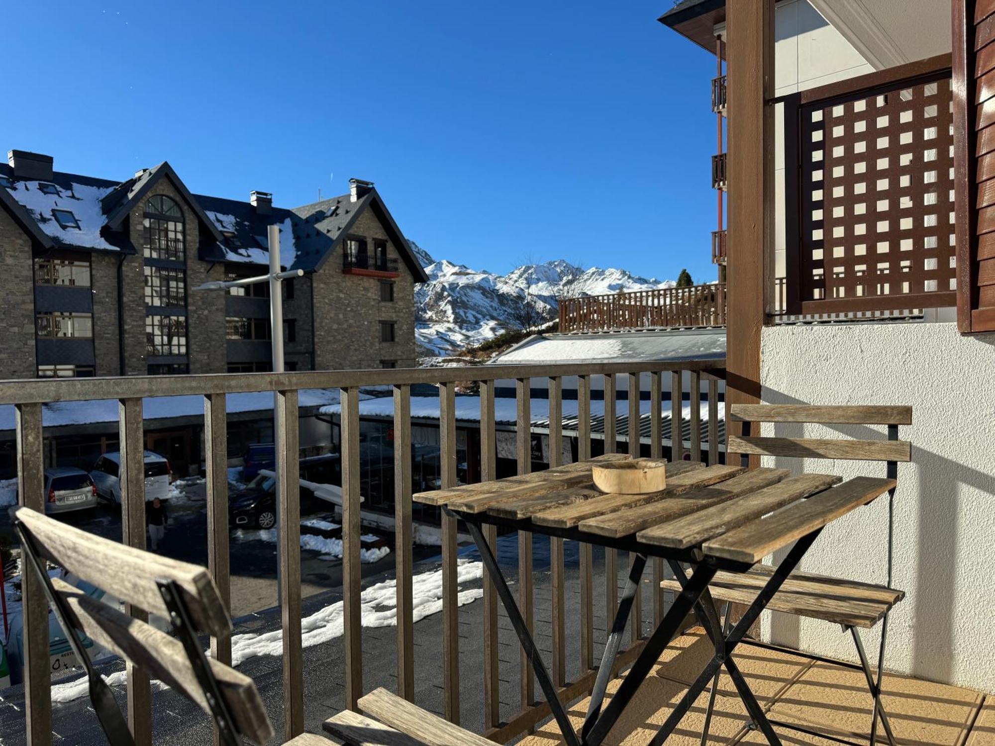 Estudio En Formigal Con Vistas A Las Pistas De Esqui Y Garaje - Esquia Sin Llaves Exteriér fotografie